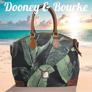 Dooney & Bourke Green Leaf Montego Limited Edition Collection Tote EUC